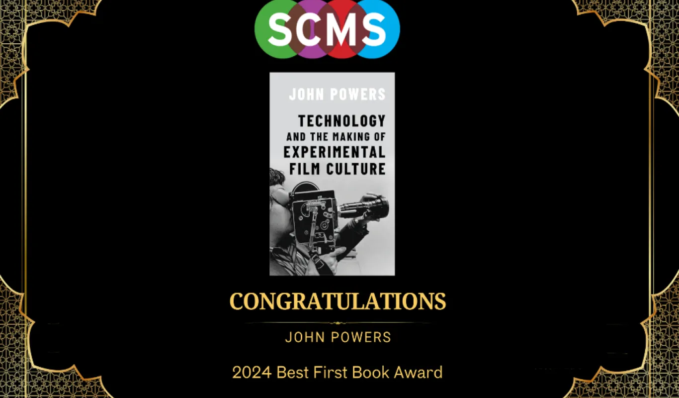Powers wins SCMS Best First Book Award | Program in Film and Media Studies